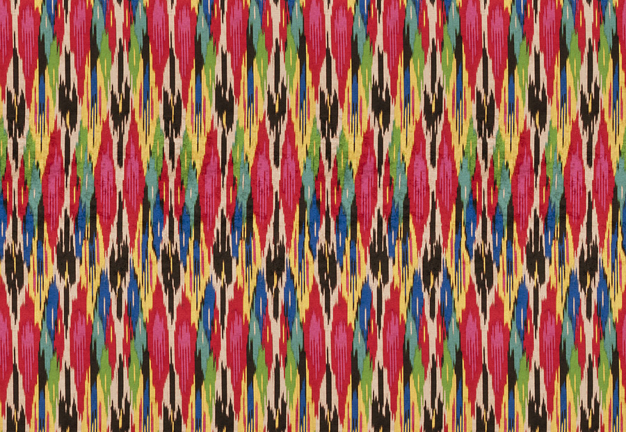 Ткань Fabricut Vignettes Vol.XIII Ruby Erwig ikat/Jewel