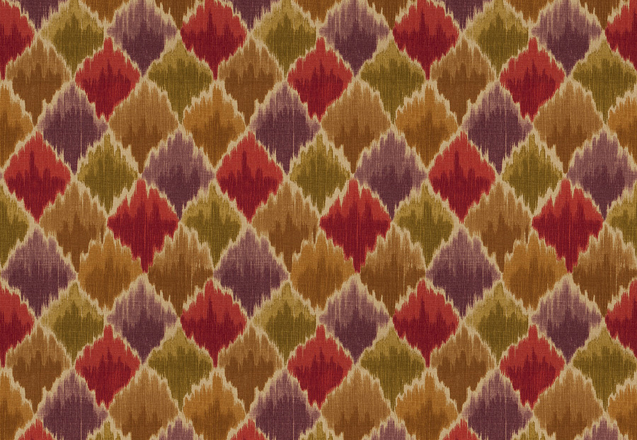 Ткань Fabricut Vignettes Vol.XIII Ruby Pons diamond/Berry