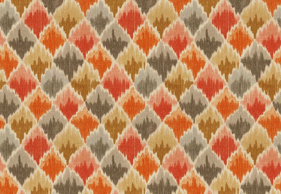 Ткань Fabricut Vignettes Vol.XIII Terra Cotta Pons diamond/Clay
