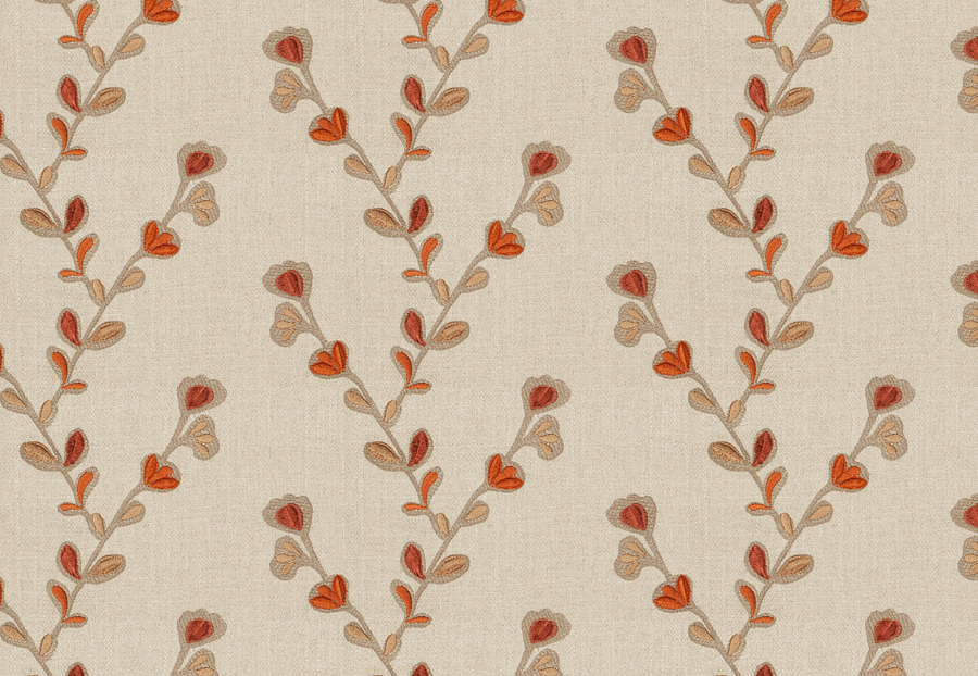 Ткань Fabricut Vignettes Vol.XIII Terra Cotta Salana/Spice
