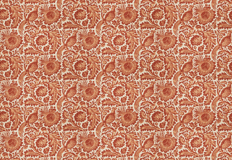 Ткань Fabricut Vignettes Vol.XIII Terra Cotta Felipe batic/Cinnamon