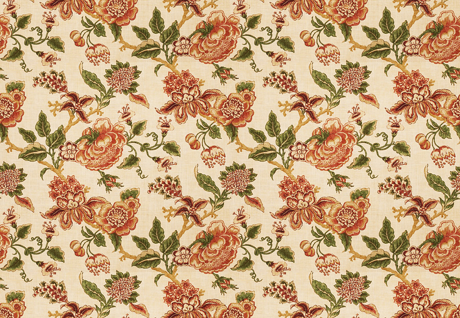 Ткань Fabricut Vignettes Vol.XIII Terra Cotta Antonio/Cinnamon