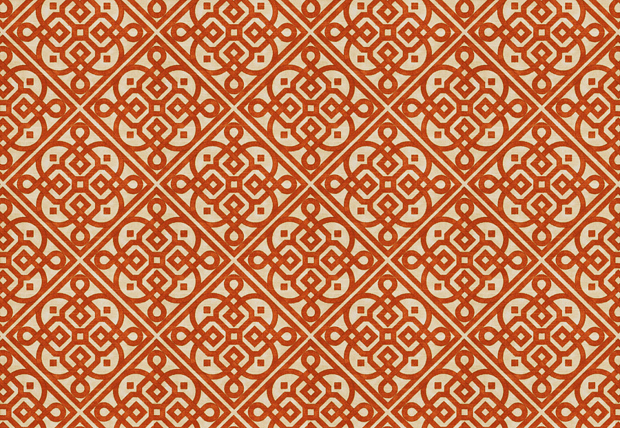 Ткань Fabricut Vignettes Vol.XIII Terra Cotta Demetrius/Persimmon