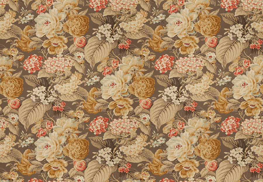 Ткань Fabricut Vignettes Vol.XIII Terra Cotta Eudes floral/Clay