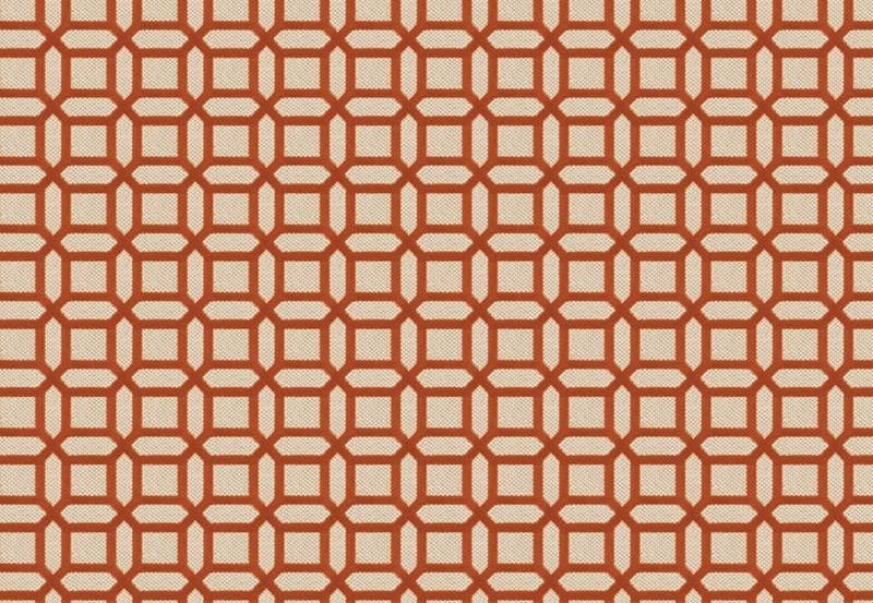 Ткань Fabricut Vignettes Vol.XIII Terra Cotta Kamla/Mandarin