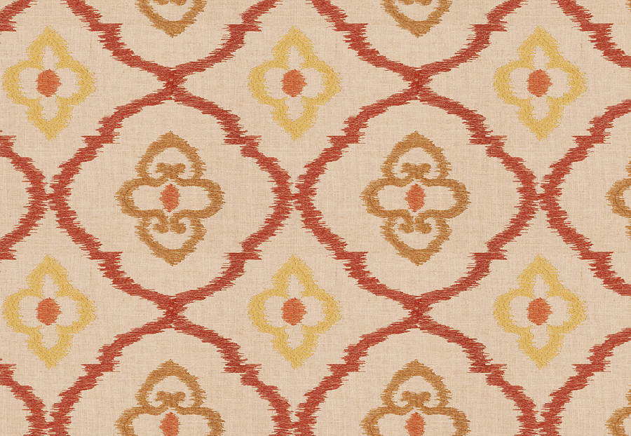 Ткань Fabricut Vignettes Vol.XIII Terra Cotta Jarita/Russet