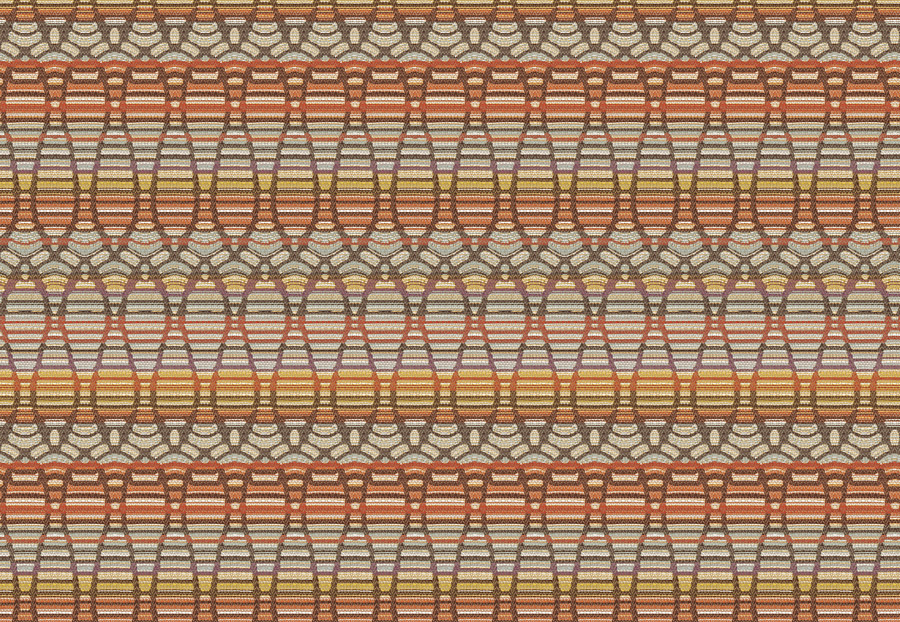 Ткань Fabricut Vignettes Vol.XIII Terra Cotta Mutato/Multi