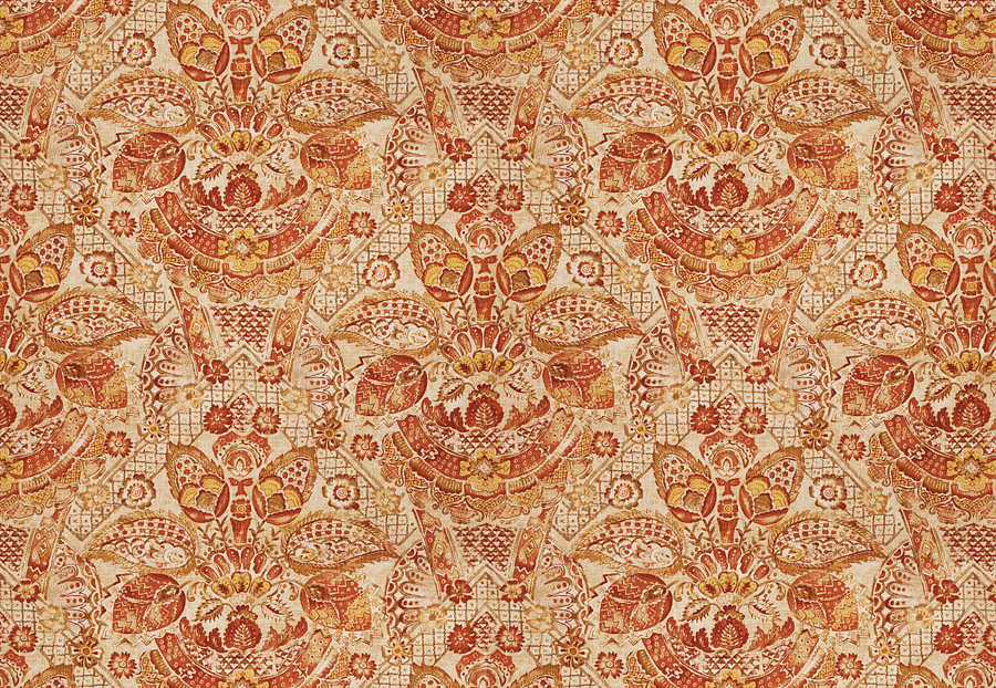 Ткань Fabricut Vignettes Vol.XIII Terra Cotta Heinrich/Cinnamon