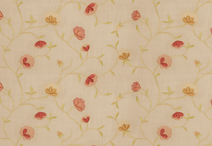 Ткань Fabricut Vignettes Vol.XIII Terra Cotta Ajani floral/Spice