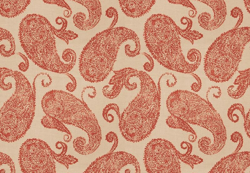 Ткань Fabricut Vignettes Vol.XIV Exotic Red Ardency paisley/Henna