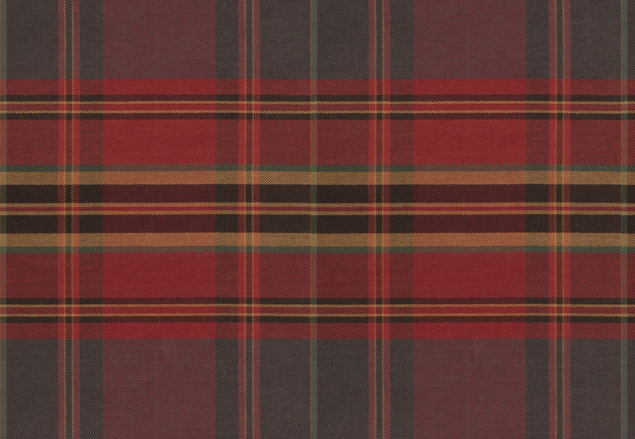 Ткань Fabricut Vignettes Vol.XIV Exotic Red Values plaid/Garnet