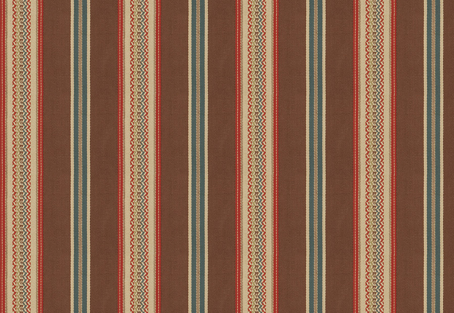Ткань Fabricut Vignettes Vol.XIV Exotic Red Amity stripe/Sedona