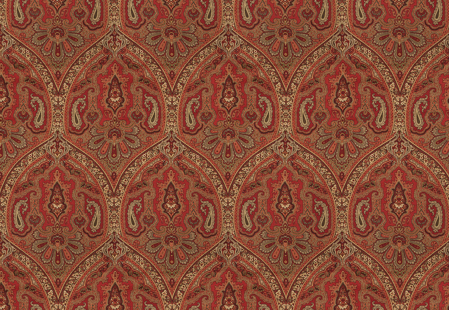 Ткань Fabricut Vignettes Vol.XIV Exotic Red Rationalism/Vintage red