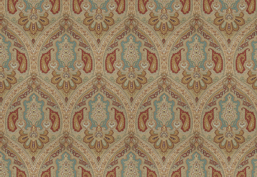 Ткань Fabricut Vignettes Vol.XIV Exotic Red Rationalism/Exotic