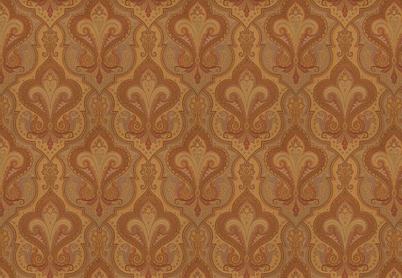 Ткань Fabricut Vignettes Vol.XIV Exotic Red Imagination/Saffron