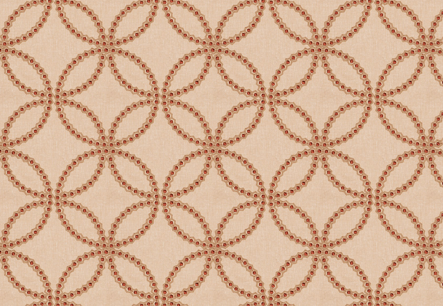 Ткань Fabricut Vignettes Vol.XIV Exotic Red Reconciliation/Spice