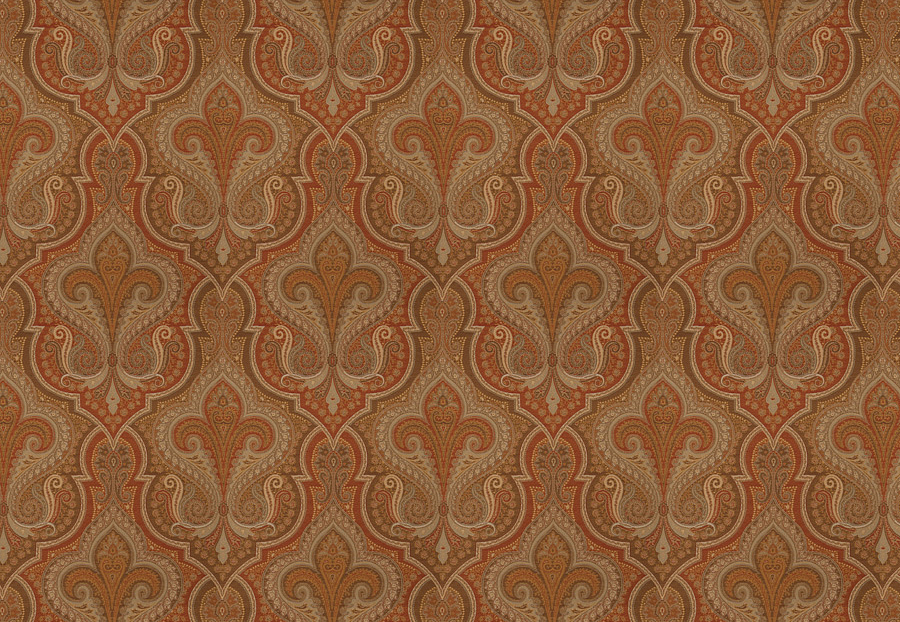 Ткань Fabricut Vignettes Vol.XIV Exotic Red Imagination/Red pepper
