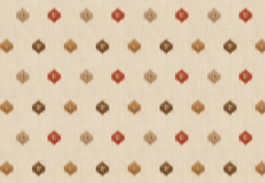 Ткань Fabricut Vignettes Vol.XIV Exotic Red Foresight/Harvest