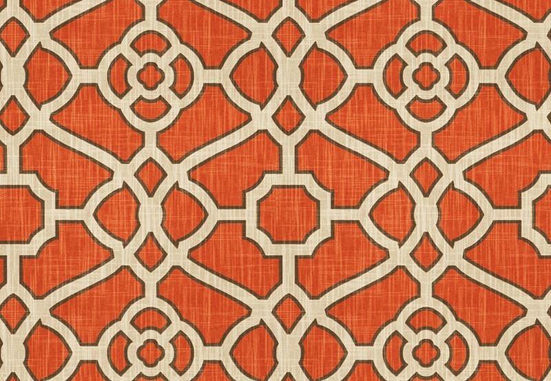Ткань Fabricut Vignettes Vol.XIV Exotic Red Allegiance/Mandarin