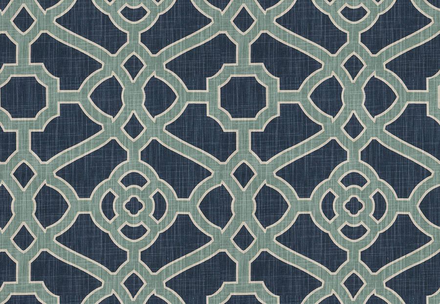 Ткань Fabricut Vignettes Vol.XIV Indigo Allegiance/Indigo