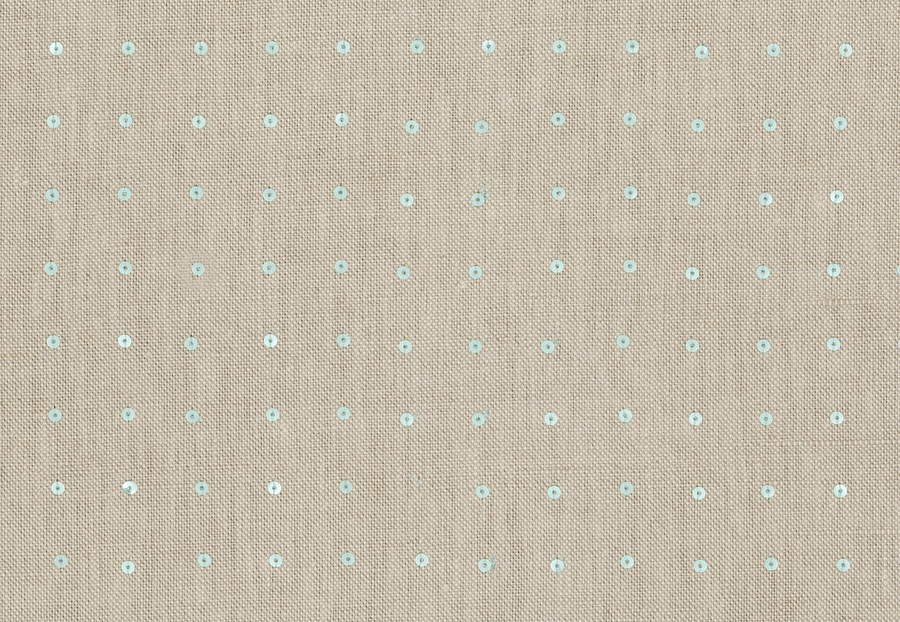 Ткань Fabricut Vignettes Vol.XIV Indigo Sequin linen/Turquoise