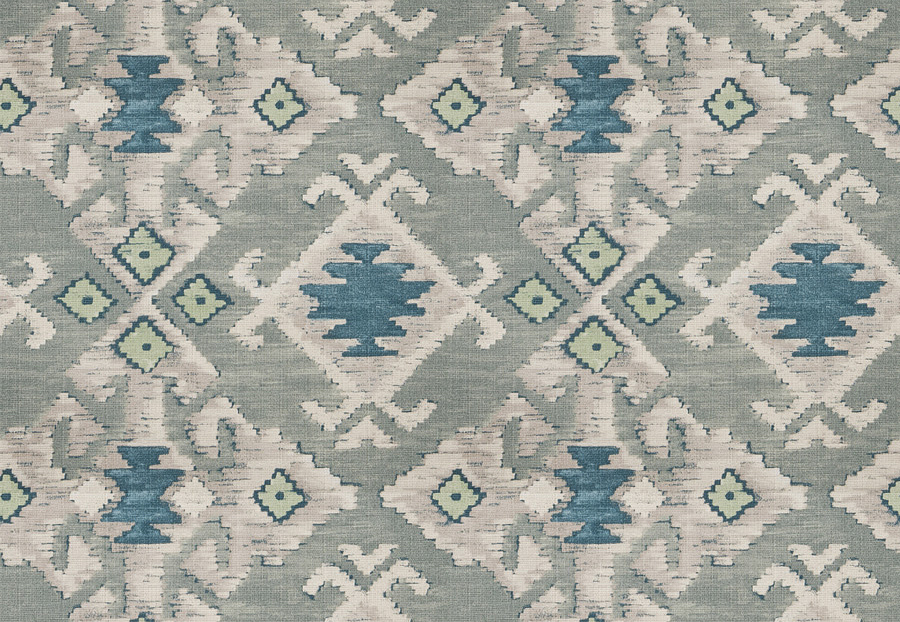 Ткань Fabricut Vignettes Vol.XIV Indigo Gumption/Monsoon