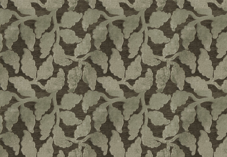 Ткань Fabricut Vignettes Vol.XIV Indigo Mendel leaf/Spa