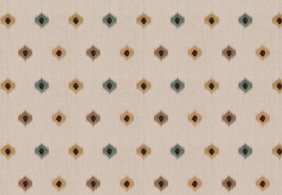 Ткань Fabricut Vignettes Vol.XIV Indigo Foresight/Teal