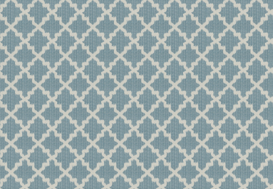 Ткань Fabricut Vignettes Vol.XIV Indigo Love lattice/Blue