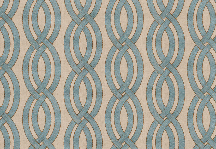 Ткань Fabricut Vignettes Vol.XIV Indigo Confucius/Calypso