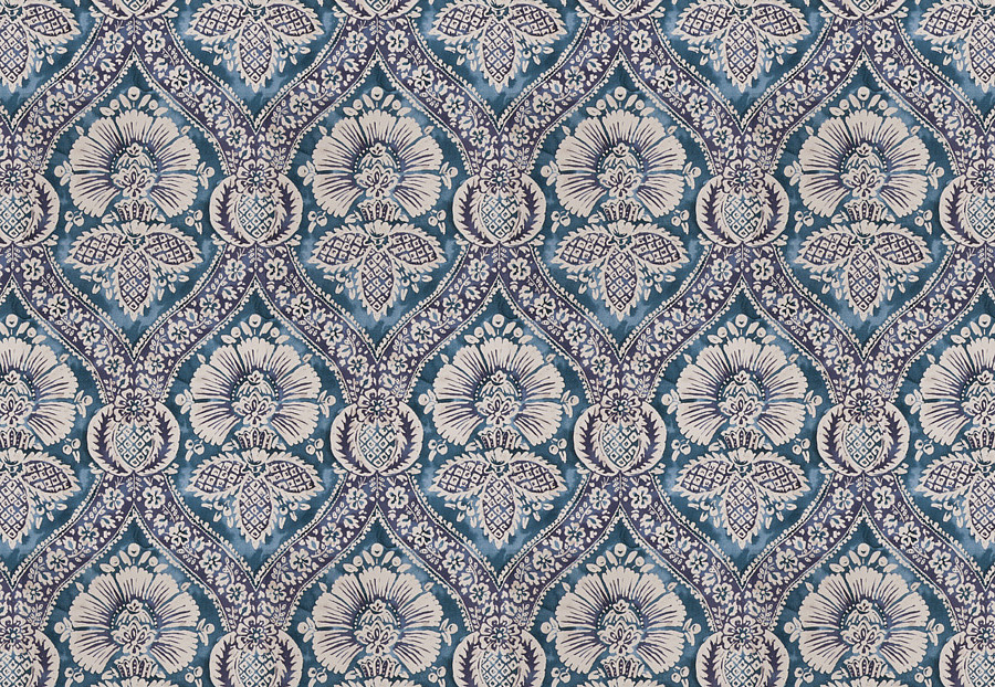 Ткань Fabricut Vignettes Vol.XIV Indigo Adversity/Cobalt