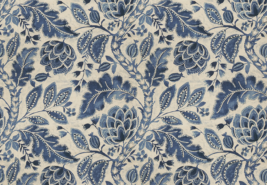 Ткань Fabricut Vignettes Vol.XIV Indigo Beauvoir/Lakeland