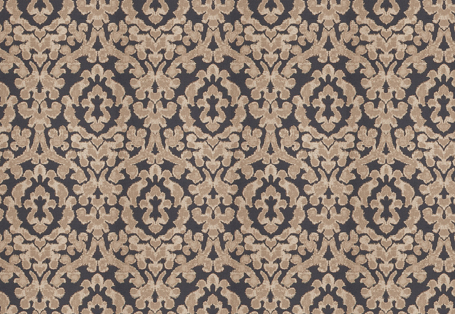 Ткань Fabricut Vignettes Vol.XIV Indigo Eureka Damask/Navy sparkle