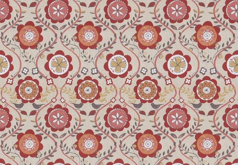 Ткань Fabricut Chromatics Vol.XXII Blossom Midoro/Watermelon