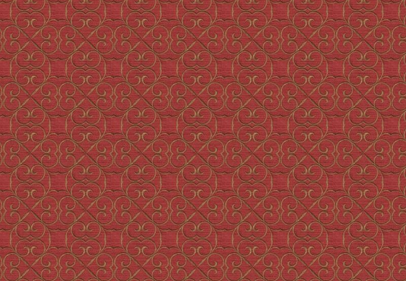 Ткань Fabricut Chromatics Vol.XXII Brick Royal scroll/Fire