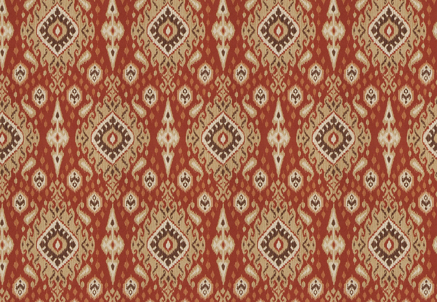 Ткань Fabricut Chromatics Vol.XXII Brick Preuss ikat/Brick