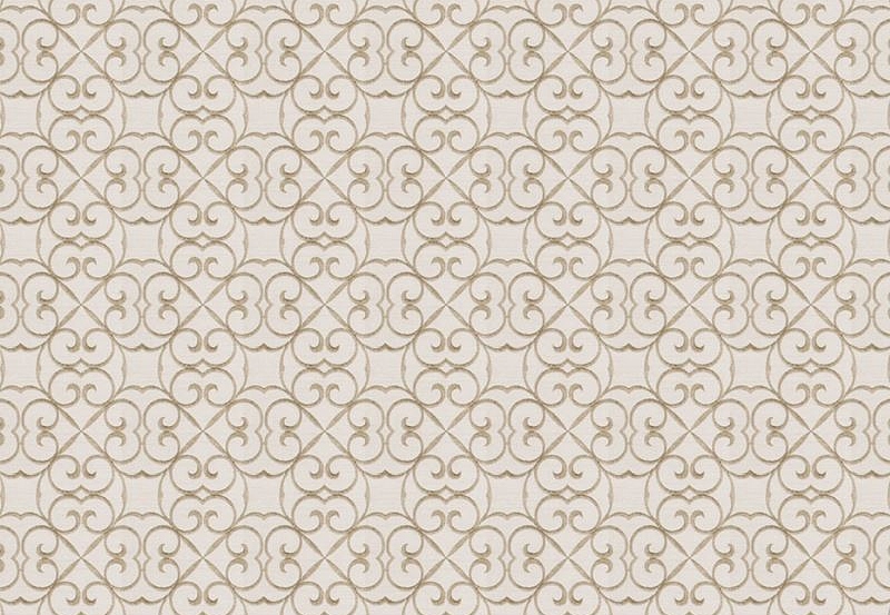 Ткань Fabricut Chromatics Vol.XXII Ivory Royal scroll/Marble