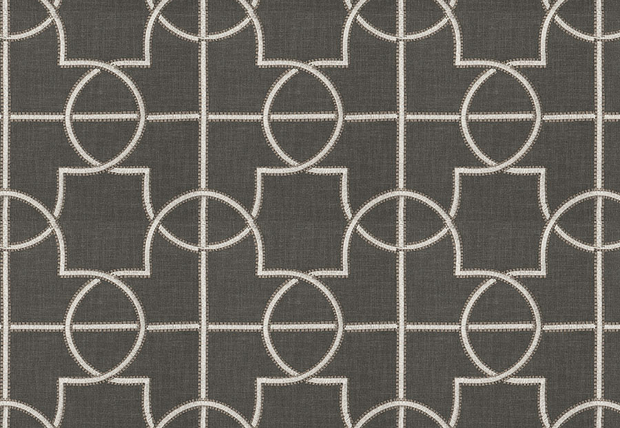 Ткань Fabricut Chromatics Vol.XXIII Charcoal Farina/Graphite