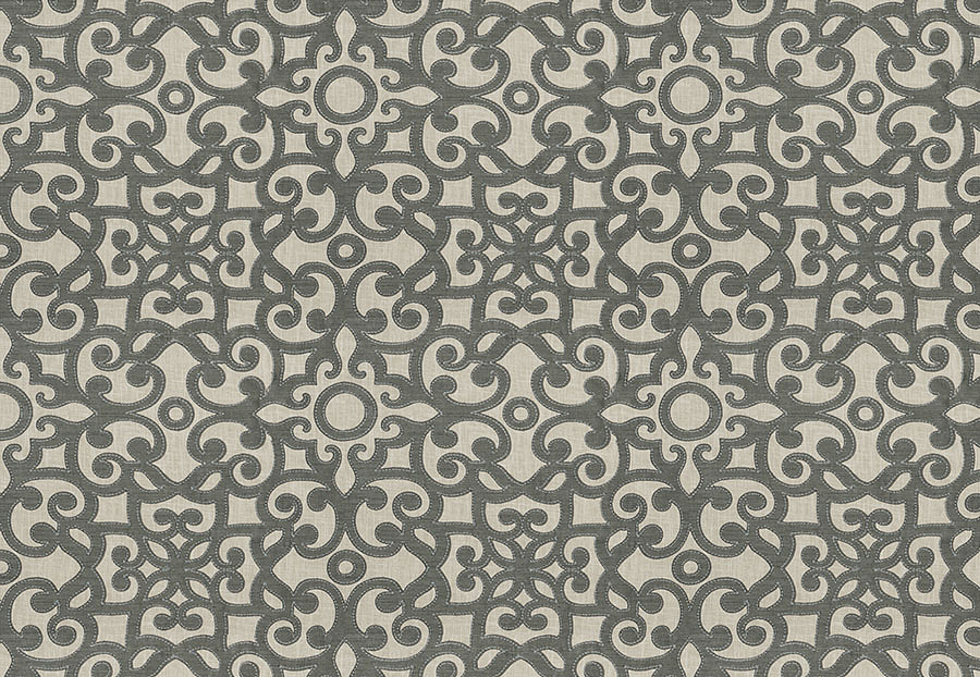 Ткань Fabricut Chromatics Vol.XXIII Charcoal Muffuletta/Graphite