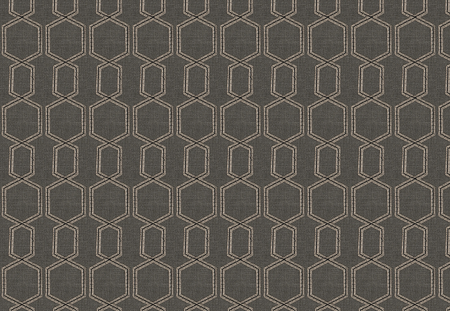 Ткань Fabricut Chromatics Vol.XXIII Charcoal Betel lattice/Flint