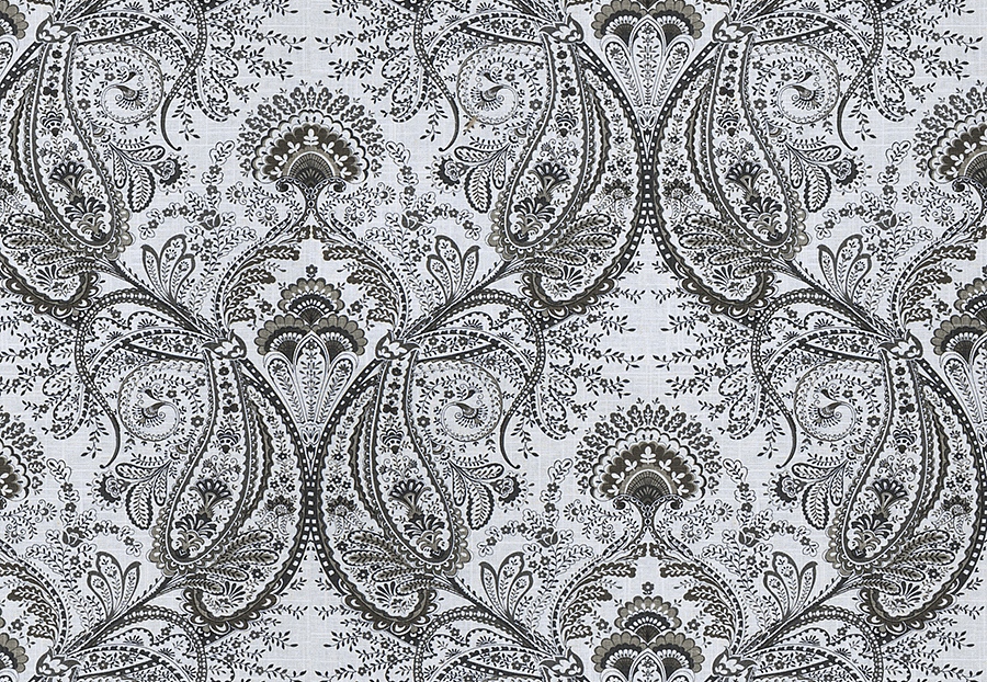 Ткань Fabricut Chromatics Vol.XXIII Charcoal Rua brot/Platinum