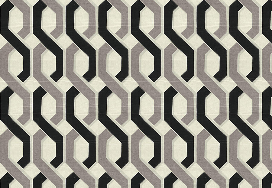Ткань Fabricut Chromatics Vol.XXIII Charcoal Bastone/Coal