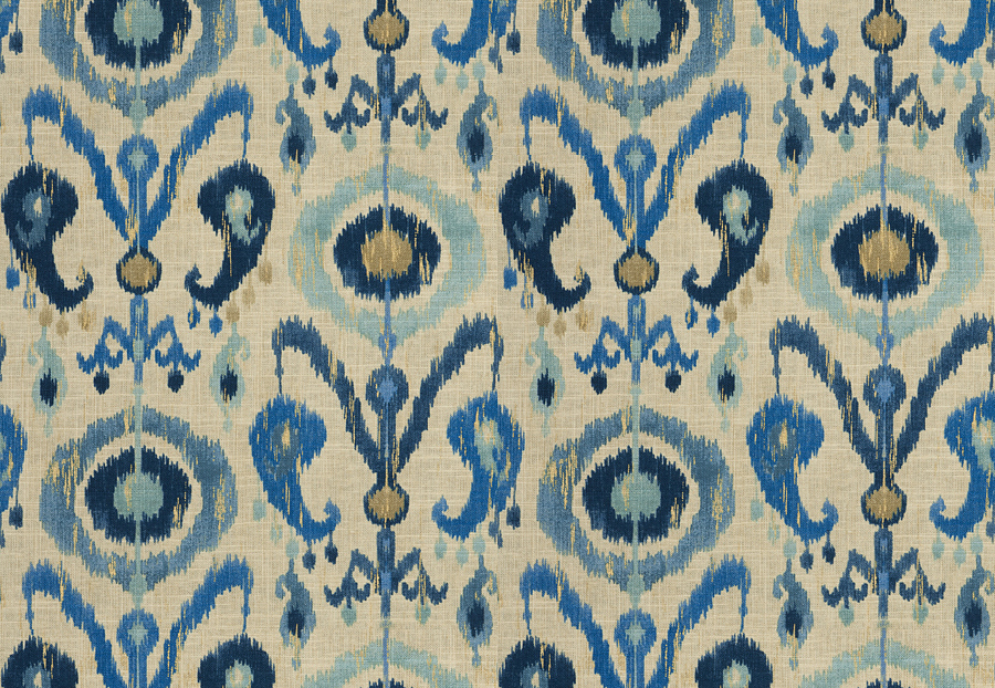 Ткань Fabricut Chromatics Vol.XXIII Sapphire Himbasha/Lake