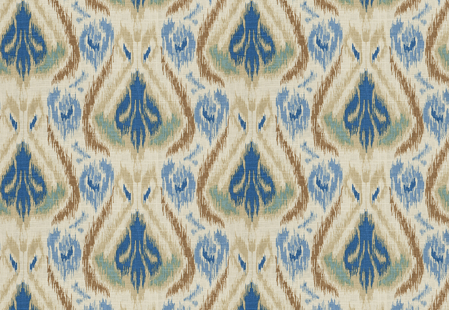 Ткань Fabricut Chromatics Vol.XXIII Sapphire Kruchabeld/Nautical