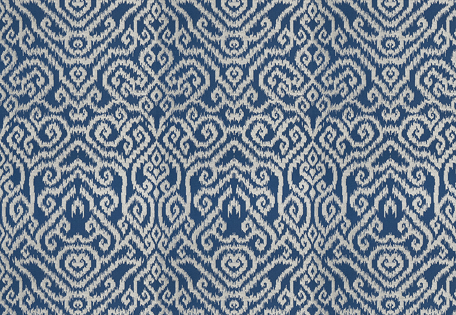 Ткань Fabricut Chromatics Vol.XXIII Sapphire Emmer Damask/Navy