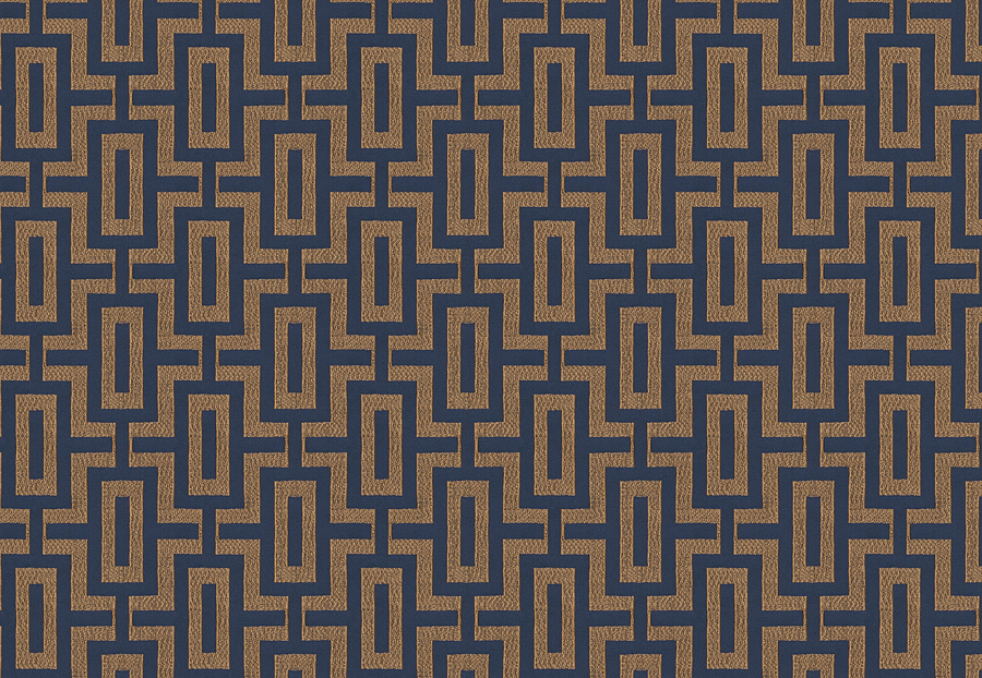 Ткань Fabricut Chromatics Vol.XXIII Sapphire Lariano/Navy