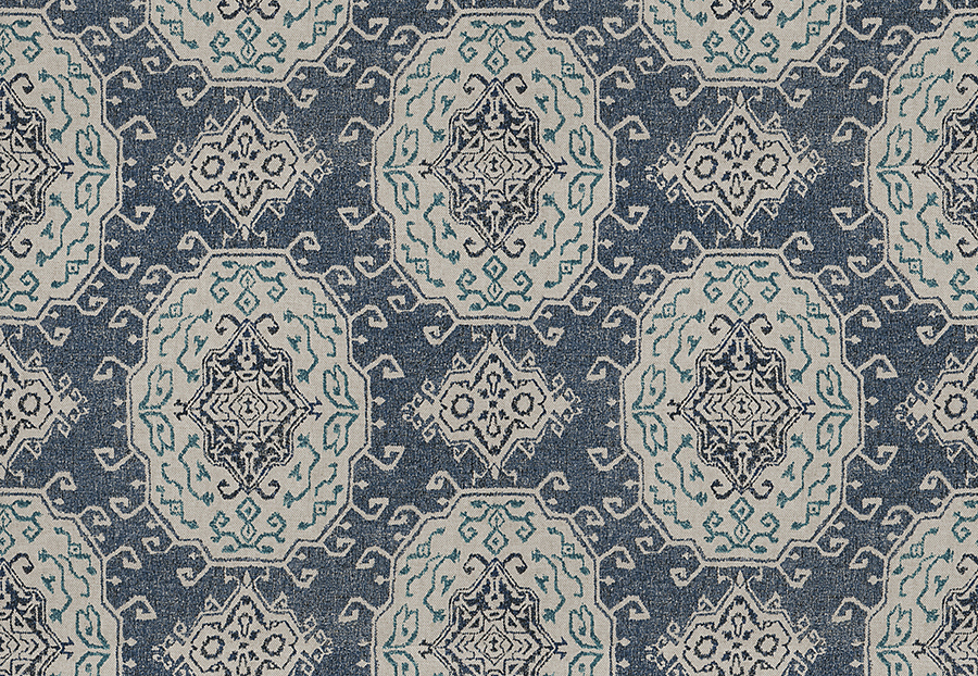 Ткань Fabricut Chromatics Vol.XXIII Sapphire Secale/Indigo