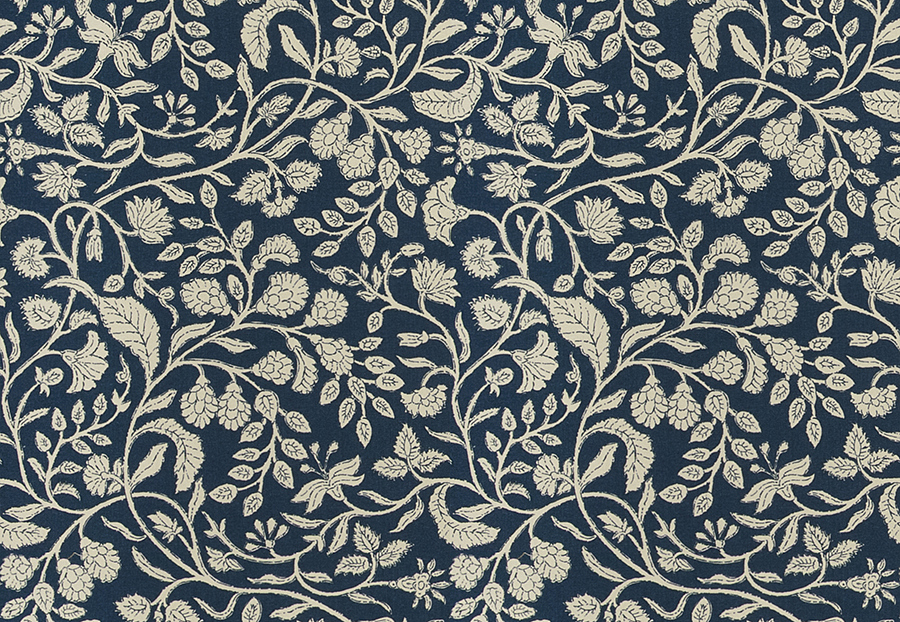 Ткань Fabricut Chromatics Vol.XXIII Sapphire Bonla/Midnight