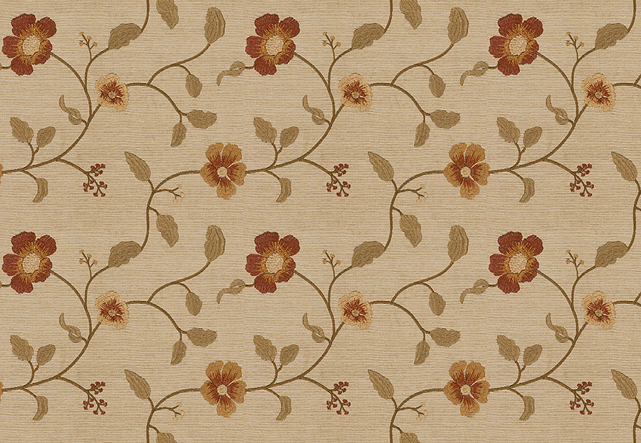 Ткань Fabricut Chromatics Vol.XXIII Sedona Matzo floral/Spice