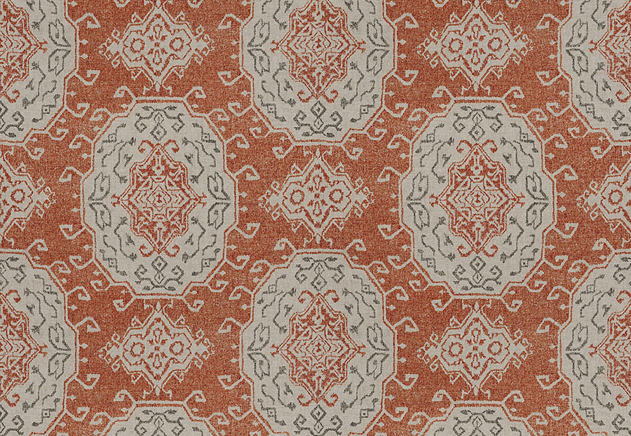 Ткань Fabricut Chromatics Vol.XXIII Sedona Secale/Terra cotta